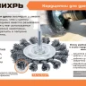 Щётка для дрели Вихрь плоская, крученая, 75 мм 73/1/3/47 купить в Нефтеюганске