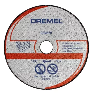Диск отрезной по по камню DSM520 для пилы Dremel DSM20 Dremel купить в Нефтеюганске