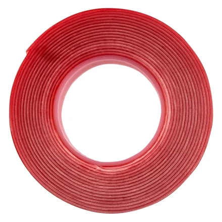 Двусторонняя клейкая лента из вспененного акрила, прозрачная, 15 мм x 3 м Matrix 89078 купить в Нефтеюганске