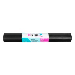 Пакеты для мусора Palisad 240 л x 10 шт., ПВД особопрочные черные, длинный ролик, Home 927305