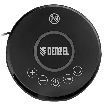 Тепловентилятор керамический Denzel DTFC-2000X, 2 кВт, wi-fi, пульт, динамик, вращение, 3 реж. 96426 купить в Нефтеюганске