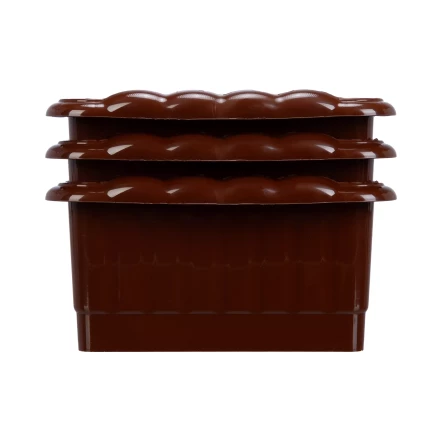 Поддон для рассады 470х166х82 мм, пластиковый, 3 шт, под 12 горшочков 250 мл. Palisad 643443 купить в Нефтеюганске