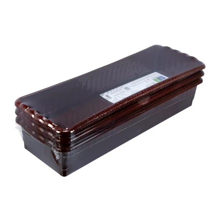 Поддон для рассады 470х166х82 мм, пластиковый, 3 шт, под 12 горшочков 250 мл. Palisad 643443 купить в Нефтеюганске