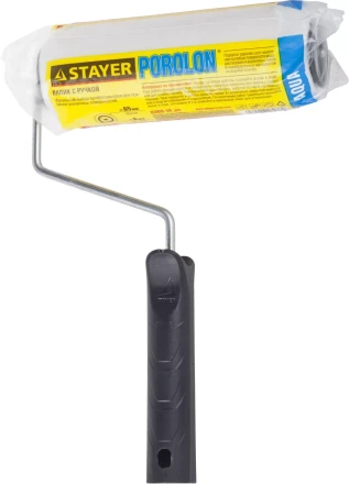 Валик &quot;ПОРОЛОН&quot; малярный в сборе, бюгель 6мм, 44x180мм, STAYER Master 0360-18_z01 купить в Нефтеюганске