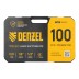 Набор инструментов Denzel 15803, 1/2&quot;, 1/4&quot;, CrV, S2, пластиковый кейс, 100 предметов купить в Нефтеюганске