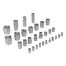 Набор инструментов Denzel 15803, 1/2", 1/4", CrV, S2, пластиковый кейс, 100 предметов купить в Нефтеюганске