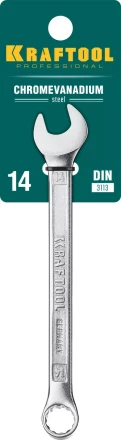 Ключи комбинированные KRAFTOOL, Cr-V, DIN 3113 27079-14 купить в Нефтеюганске