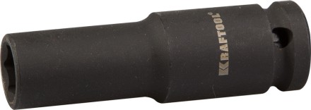 Торцовая головка KRAFTOOL &quot;INDUSTRIE QUALITAT&quot; ударная, удлиненная (1/2&quot;), FLANK, Cr-Mo, фосфатированная, 14 мм 27942-14_z01 купить в Нефтеюганске