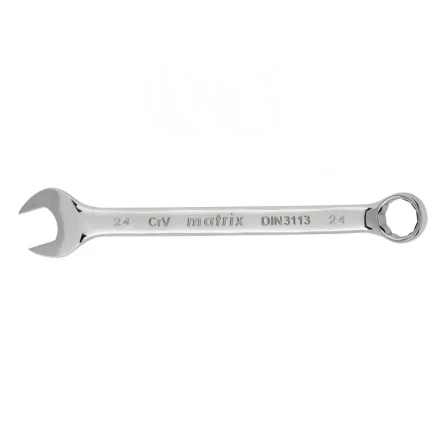 Ключ комбинированный Matrix 24 мм полированный хром 15169 купить в Нефтеюганске