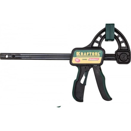 Струбцина &quot;EcoKraft&quot; ручная пистолетная, KRAFTOOL 32226-15, пластиковый корпус, 150/350мм, 150кгс 32226-15 купить в Нефтеюганске