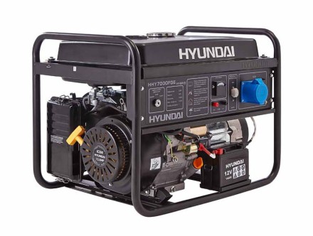 Бензогенератор газовый Hyundai HHY7000FGE + колеса hourmeter LPG kit купить в Нефтеюганске