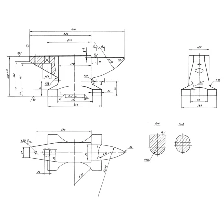 ЗУБР 50 кг, стальная наковальня, Профессионал (32620-50) купить в Нефтеюганске