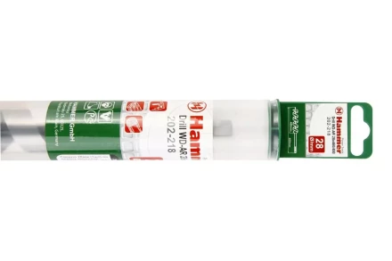 Сверло по дереву HAMMER Ф28х460мм (DR WD AR 28мм*460/370мм) купить в Нефтеюганске