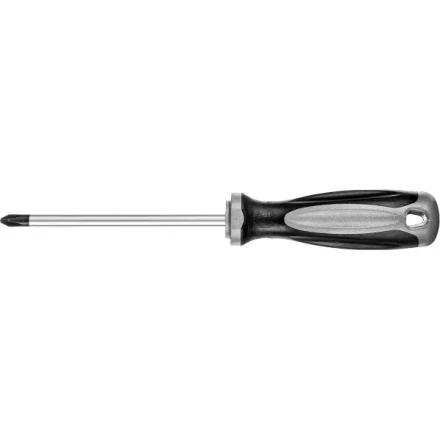 Отвертка MIRAX 25096-2-10, закаленный стержень, двухкомпонентная рукоятка, PH2x100мм 25096-2-10 купить в Нефтеюганске