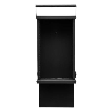 Мангал сварной на колесах, 662 х 390 х 152/805 мм, сталь 2 мм, кочерга в комплекте, Camping Palisad 69669 купить в Нефтеюганске