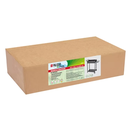 Мангал сварной на колесах, 662 х 390 х 152/805 мм, сталь 2 мм, кочерга в комплекте, Camping Palisad 69669 купить в Нефтеюганске