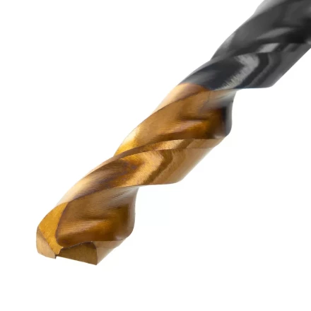 Сверло по металлу, 8,5 мм, HSS-Tin, Golden Tip, 8 шт. Denzel 717220 купить в Нефтеюганске