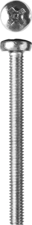 Винт ЗУБР &quot;МАСТЕР&quot; DIN 7985, класс прочности 4.8, оцинкованный, M4x40мм, 5кг 303150-04-040 купить в Нефтеюганске