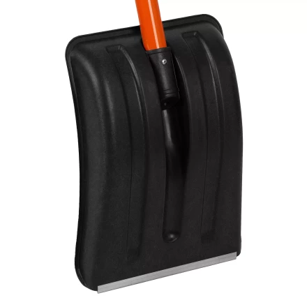 Лопата для уборки снега полипропиленовая Stels, 275х365х790 мм, стальной черенок, Россия, 61654 купить в Нефтеюганске