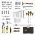 Набор инструментов Denzel 15804, 1/2&quot;, 1/4&quot;, CrV, S2, пластиковый кейс, 122 предмета купить в Нефтеюганске