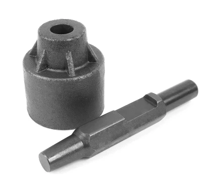 Насадка для отбойного молотка MESSER для забивания труб. Диаметр 80 мм.  НЕХ-30 купить в Нефтеюганске