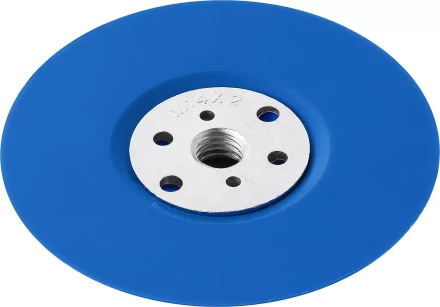 Тарелка опорная ЗУБР &quot;ПРОФЕССИОНАЛ&quot; пластиковая для УШМ под круг фибровый, М14, d=115мм 35775-115 купить в Нефтеюганске