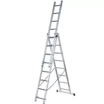 Лестница алюминиевая трёхсекционная ЛА 3х7 Вихрь купить в Нефтеюганске