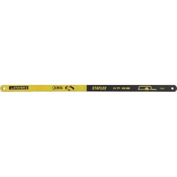 Полотно STAYER "PROFI" "STAYER-FLEX" по металлу, биметаллическое, 24TPI, 300 мм, 50 шт 15932-S50 купить в Нефтеюганске