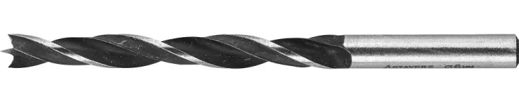 Сверло спиральное по дереву "M-type", М-образная заточка, сталь HCS, STAYER Professional 2942-090-06, d=6мм 2942-090-06_z01 купить в Нефтеюганске
