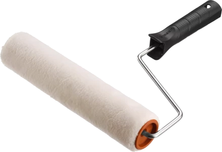 Малярный валик ЗУБР ОПТИМА-ВЕЛЮР 40 х 180 мм бюгель 6 мм ворс 4 мм полиэстер 03547-18 купить в Нефтеюганске