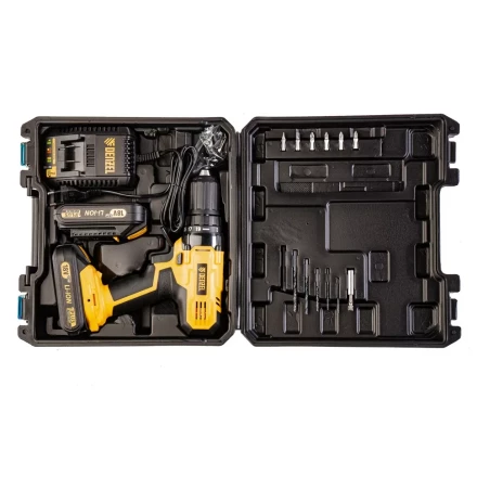 Дрель-шуруповерт аккумуляторная CDL-IB-18-02 Denzel 26113 купить в Нефтеюганске