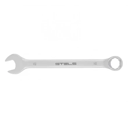 Ключ комбинированный Stels 16 мм матовый хром 15221 купить в Нефтеюганске