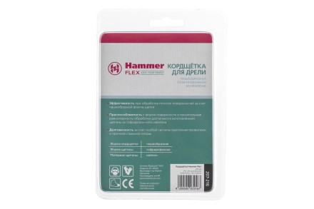 Кордщетка HAMMER чаша 75мм для дрели нейлон (207-216) купить в Нефтеюганске