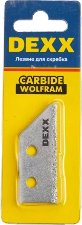 Лезвие DEXX сменное с карбидным напылением для скребка 33413, 1шт 33413-S1 купить в Нефтеюганске