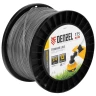 Леска для триммера двухкомпонентная квадрат, 2,4мм х 175м, на DIN катушке EXTRA CORD// Denzel 96818 купить в Нефтеюганске