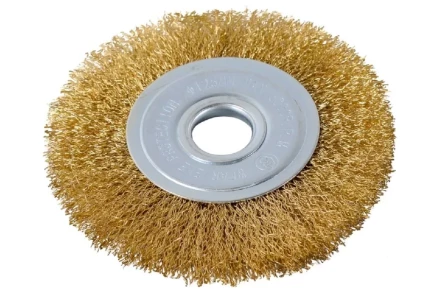 Щётка для УШМ Вихрь плоская, латунированная, 125 мм 73/1/3/45 купить в Нефтеюганске