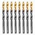 Сверло по металлу, 9 мм, HSS-Tin, Golden Tip, 8 шт. Denzel 717221 купить в Нефтеюганске