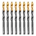 Сверло по металлу, 9 мм, HSS-Tin, Golden Tip, 8 шт. Denzel 717221 купить в Нефтеюганске