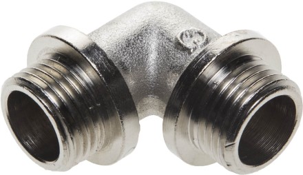 Уголок GENERAL FITTINGS с упором, никелированная латунь, ш/ш, 1/2&quot; 51072-S/S-1/2 купить в Нефтеюганске