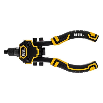 Заклепочник двуручный, заклепки 2,4-3,2-4,0-4,8-6,4 мм Denzel 40500 купить в Нефтеюганске