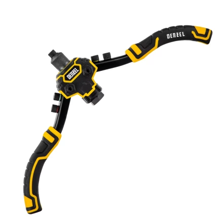 Заклепочник двуручный, заклепки 2,4-3,2-4,0-4,8-6,4 мм Denzel 40500 купить в Нефтеюганске