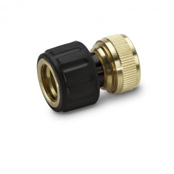 Латунный коннектор с аквастопом 1/2'' KARCHER
