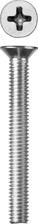 Винт ЗУБР &quot;МАСТЕР&quot; DIN 965, класс прочности 4.8, оцинкованный, M6x50мм, 5кг 303110-06-050 купить в Нефтеюганске
