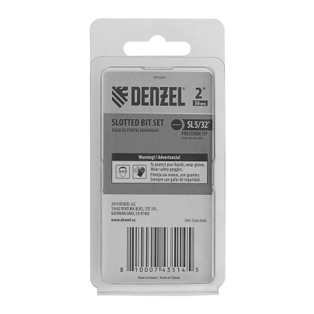 Бита SL4x50, 5 шт. Denzel 7711311 купить в Нефтеюганске