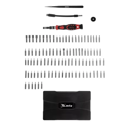 Набор для точных работ 107 в 1 MTX, универсальный, сталь CrV, 135697 купить в Нефтеюганске