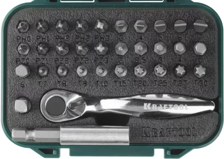 PRO. Наборы в боксе: БИТЫ KRAFTOOL PRO-Drive 26157-H33 купить в Нефтеюганске