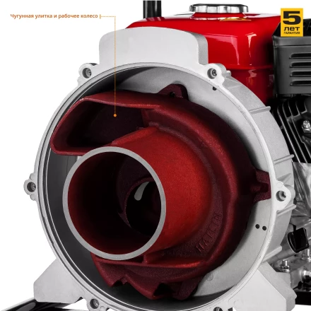 Мотопомпа бензиновая МПГ-1000-80 серия МАСТЕР купить в Нефтеюганске