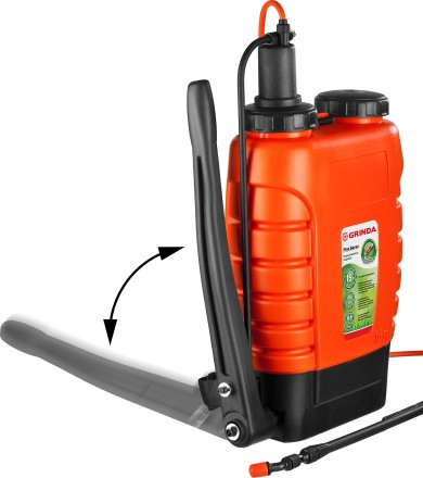 Опрыскиватель садовый GRINDA &quot;Fine Spray&quot;, ранцевый, телескопический удлинитель, 15л 425216 купить в Нефтеюганске