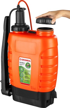 Опрыскиватель садовый GRINDA &quot;Fine Spray&quot;, ранцевый, телескопический удлинитель, 15л 425216 купить в Нефтеюганске