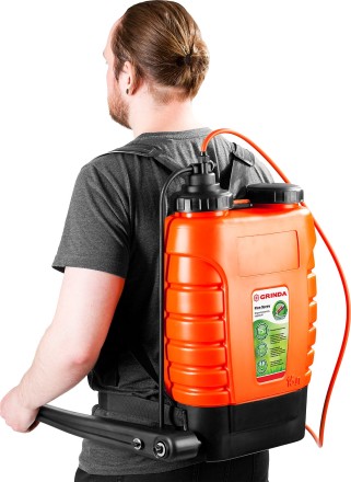 Опрыскиватель садовый GRINDA &quot;Fine Spray&quot;, ранцевый, телескопический удлинитель, 15л 425216 купить в Нефтеюганске